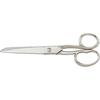 EDE All-purpose scissors 180mm nickel-plated, 1 round,1 long handle eye